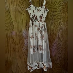 Lace Floral Summer Dress (Medium)